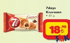 7DAYS KRUVASAN 65 G fiyat ve kampanya bilgisi